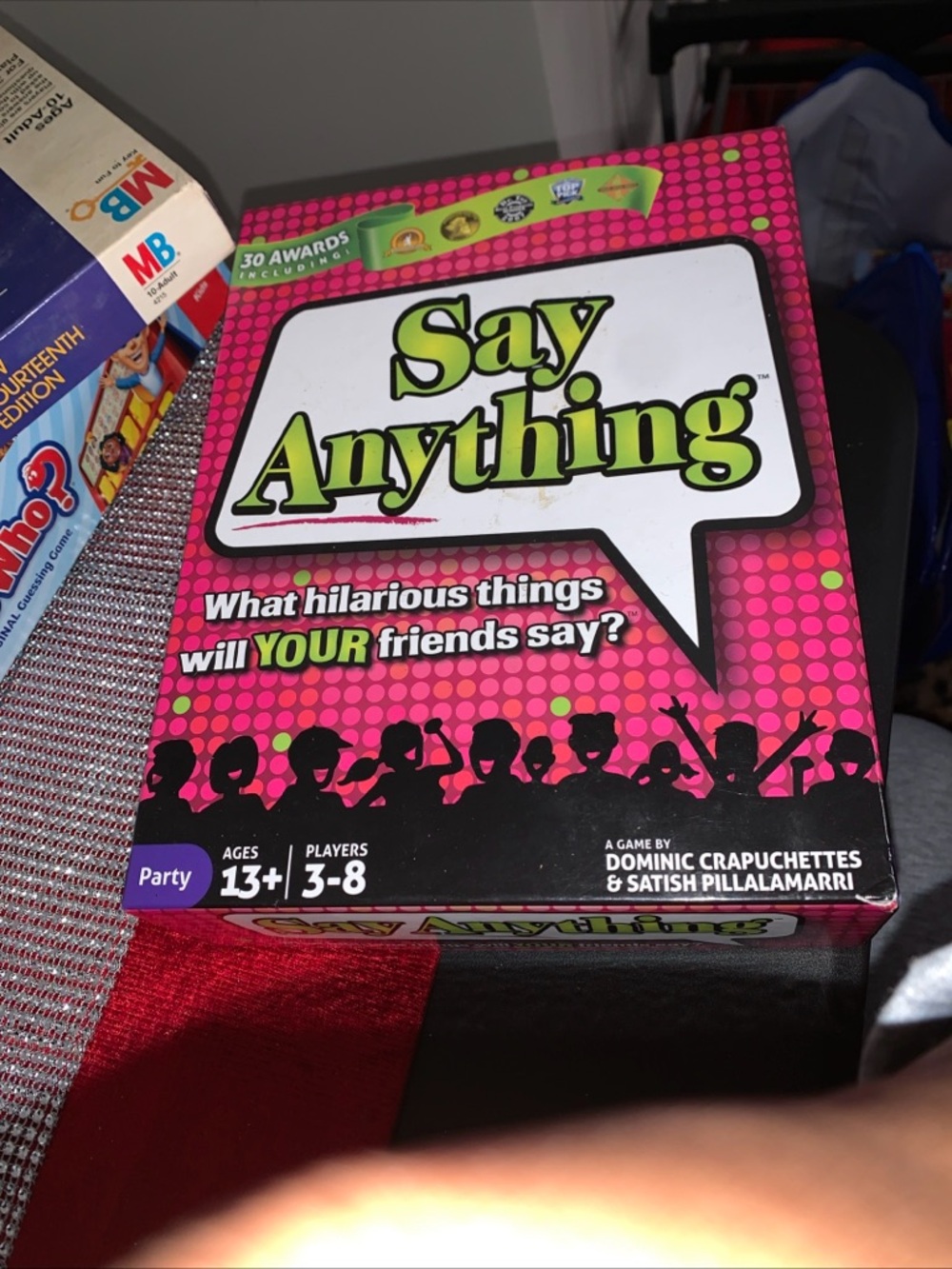 Say Anything Party Game - Vibrant Pink Edition